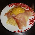 ananas500's cooksnap of when they made 白桃と生ハムの冷製パスタ.