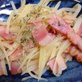 aocomo's cooksnap of when they made シャキシャキ！ポテトベーコン.