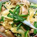 fukudoru's cooksnap of when they made ニラ入親子丼.