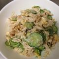 meguKum's cooksnap of when they made レンジで簡単♪やわらか鶏ササミのサラダ.