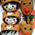 チョコミントまま's cooksnap of when they made キャラ弁☆トナカイ帽の女の子.