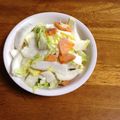 nokomori's cooksnap of when they made 白菜と柿の甘酸っぱーいサラダ.