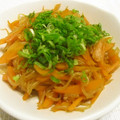 sakuni's cooksnap of when they made にんじんと糸蒟蒻のオイソイソース炒め✿.