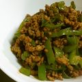 ★きんかん★'s cooksnap of when they made ピーマンと挽き肉のピリ辛炒め♪.
