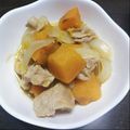 Ckuma3's cooksnap of when they made フライパンひとつで！南瓜と豚肉の炒め煮♪.