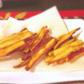 オカタ's cooksnap of when they made 唐揚げ風☆さつまいものかき揚げ.