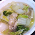 節約mama's cooksnap of when they made 鶏胸 白菜 きのこ(^ω^)とろっと中華.