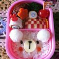 さくらごはん。's cooksnap of when they made 【✿簡単キャラ弁しろくま✿】.