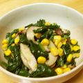 ぽりぽり拓庵's cooksnap of when they made ホウレンソウと椎茸、コーンのバター炒め.