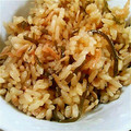 こもりんあここ's cooksnap of when they made 超簡単！塩昆布と桜えびの炊き込みご飯.