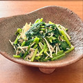 Etsu☆ko's cooksnap of when they made ✿春菊とエノキ茸の香りゴマ和え✿.