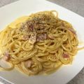 ポンビー's cooksnap of when they made とろ～り濃厚♪カルボナーラ.