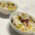 rikkooo's cooksnap of when they made サツマイモごはん〜(o˘◡˘o)♡.