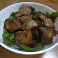えりこ82☆'s cooksnap of when they made 夏☆なすとピーマンの豚ばら味噌照り焼き.