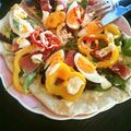 AmelieTomo's cooksnap of when they made ■サラダピザ　ガーリックソースで。.