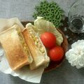 ducarin's cooksnap of when they made レンジde手抜きタマゴサンドチン♪.