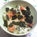 ひトみ's cooksnap of when they made 明太マヨネーズおにぎり風どんぶり.