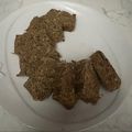 Yokchina's cooksnap of when they made 電子レンジで低糖質なきな粉蒸しケーキ.