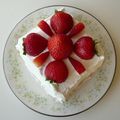 yukikanonn's cooksnap of when they made イチゴのショートケーキを作ったよ.