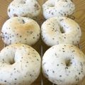 オキミン's cooksnap of when they made 甘栗黒ごまベーグル.