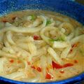 彩菜と藍のママ's cooksnap of when they made J家の簡単ミルクうどん.