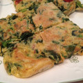 ムニくう's cooksnap of when they made ほうれん草のチヂミ風.