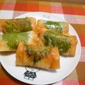 kurinozomi's cooksnap of when they made ヘルシー春巻☆豆腐梅しそチーズ入り.