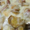 ひなかなかか's cooksnap of when they made ＊さつま芋とベーコンのミルクグラタン＊.