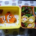 ケロらぶ's cooksnap of when they made キャラ弁　ファインディングニモ.