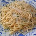 mikkymikky's cooksnap of when they made 新生姜と薬味野菜のさっぱりクリームパスタ.