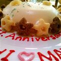 mahmican's cooksnap of when they made 星のドームムースケーキ＊カフェオレ仕立て.