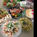 さっちん１５２ｃｍ's cooksnap of when they made ローストビーフ＆サーモンのバケットサンド.