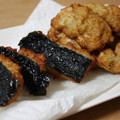 remiko's cooksnap of when they made マクロビ＾＾対応　蓮根の磯辺揚げ.