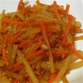 kame09's cooksnap of when they made シャキシャキ食感♪　ヤーコンのきんぴら.