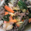 チャミイ's cooksnap of when they made 中華風☆薄切り肉と野菜の旨煮.