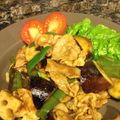 aito3yama's cooksnap of when they made サンチュで食べる！簡単、甘辛豚ナス炒め.