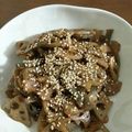 。ありんこ。's cooksnap of when they made スピードおかず…れんこんのきんぴら.