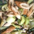 はるぼうmam's cooksnap of when they made チンゲンサイとしめじのごま油炒め.