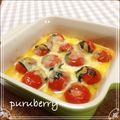 ぷるベリー's cooksnap of when they made プチトマトとバジルのチーズ焼き.