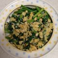 まみぺこママ's cooksnap of when they made ☆にら玉あっという間☆.