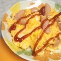 ＲＫまま's cooksnap of when they made 魚肉ソーセージ入りのスクランブルエッグ♪.