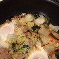 てばこっこ's cooksnap of when they made 豚肉と白菜の煮物～とろとろ玉子と一緒に～.