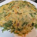 ゆるмαмα's cooksnap of when they made シャキシャキ☆水菜のチヂミ.