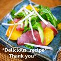 putimiko's cooksnap of when they made とろける★サーモンと柿の和風カルパッチョ.