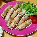 眞子＃10's cooksnap of when they made ピーマンと人参の豚肉巻き.