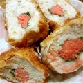 うーママ♪'s cooksnap of when they made 大葉とたらこのチキンカツ♪おろしソース.