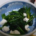 いよんぬ's cooksnap of when they made ほうれん草とクリームチーズのおひたし？？.