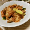 快くん's cooksnap of when they made きゅうりで豚キムチ.