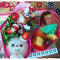 ぴんくまいまい's cooksnap of when they made ＊キャラ弁＊サンタ帽子の作り方.