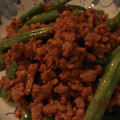 ちきちきちきどん's cooksnap of when they made いんげんのひき肉ウマウマ炒め.